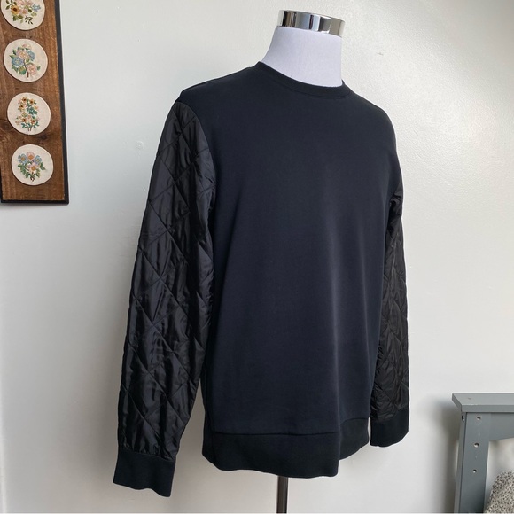 French Connection Quilted Sleeve Sweatshirt - Picture 6 of 13